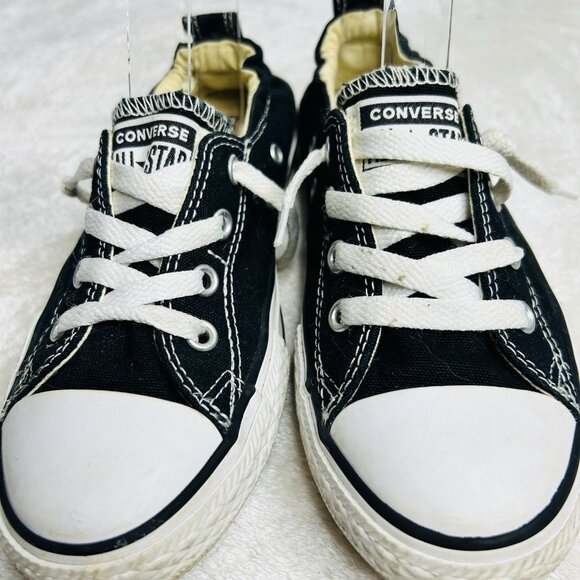 Converse Chuck Taylor All Star Shoreline Junior Size 2 Sneakers Black 647741F - Picture 5 of 9